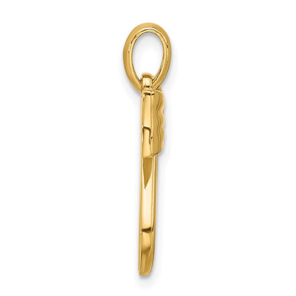 14K Gelbgold Fantasie Full Hair Schleife