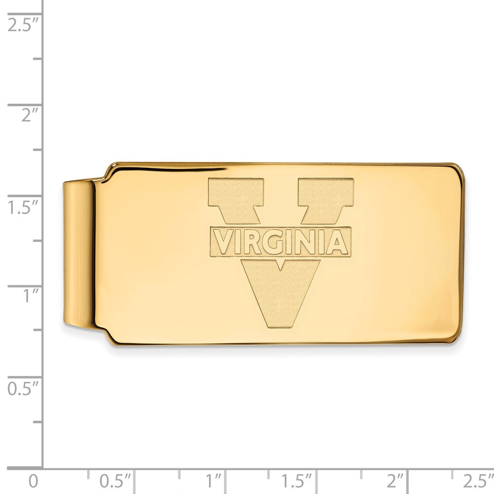 10K Gelbgold Gold Logoart University Of Virginia Geldklammer