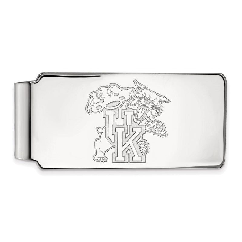 10K Weißgold Logoart University Of Kentucky U-k Wildkatze Geldklammer