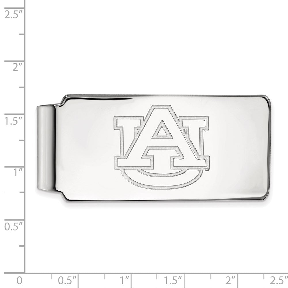 10K Weißgold Logoart Auburn University Geldklammer