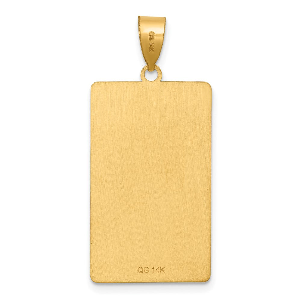14K Gelbgold The Stern Tarot Card Anhänger