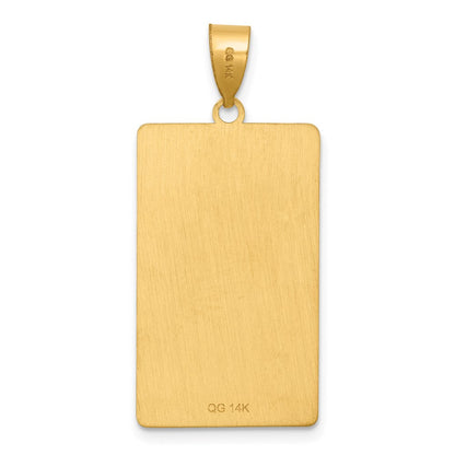 14K Gelbgold The Stern Tarot Card Anhänger