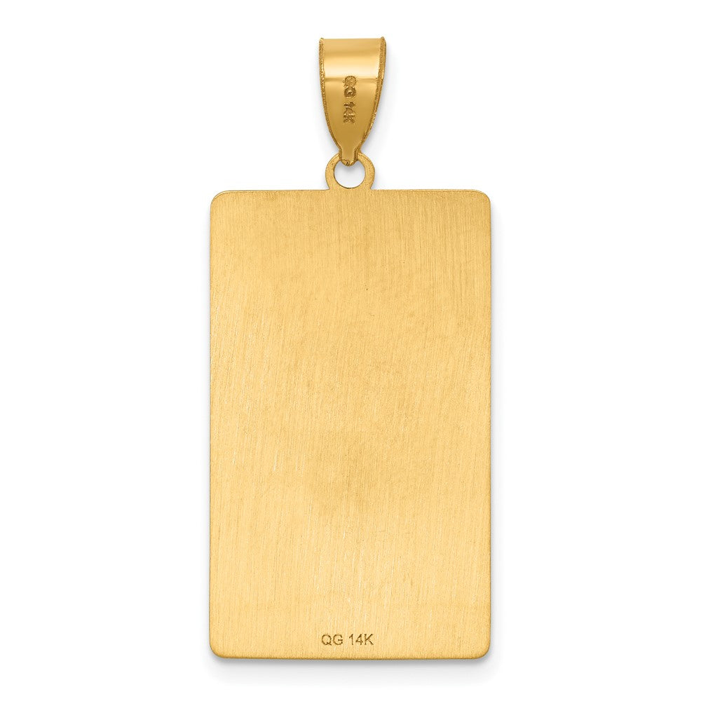 14K Gelbgold The Chariot Tarot Card Anhänger