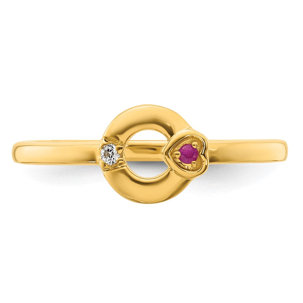 14K Weißgold Ehering mit 11 Diamanten in Kanalfassung, 0,99 ct. Gesamtgewicht