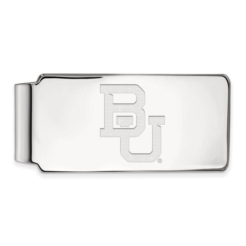 10K Weißgold Logoart Baylor University Bears Geldklammer