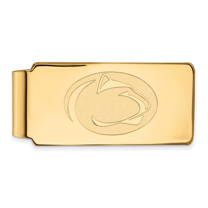14K Gelbgold Gold Logoart Penn State University Löwe Geldklammer