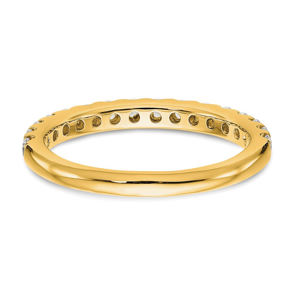 True Origin 14K Gelbgold 1/2 Karat Im Labor Gezüchtet Diamant Vs+ F+ Komplett Ehering Ring