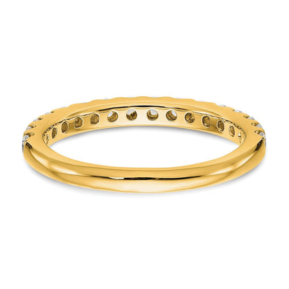 True Origin 14K Gelbgold 1/2 Karat Im Labor Gezüchtet Diamant Vs+ F+ Komplett Ehering Ring