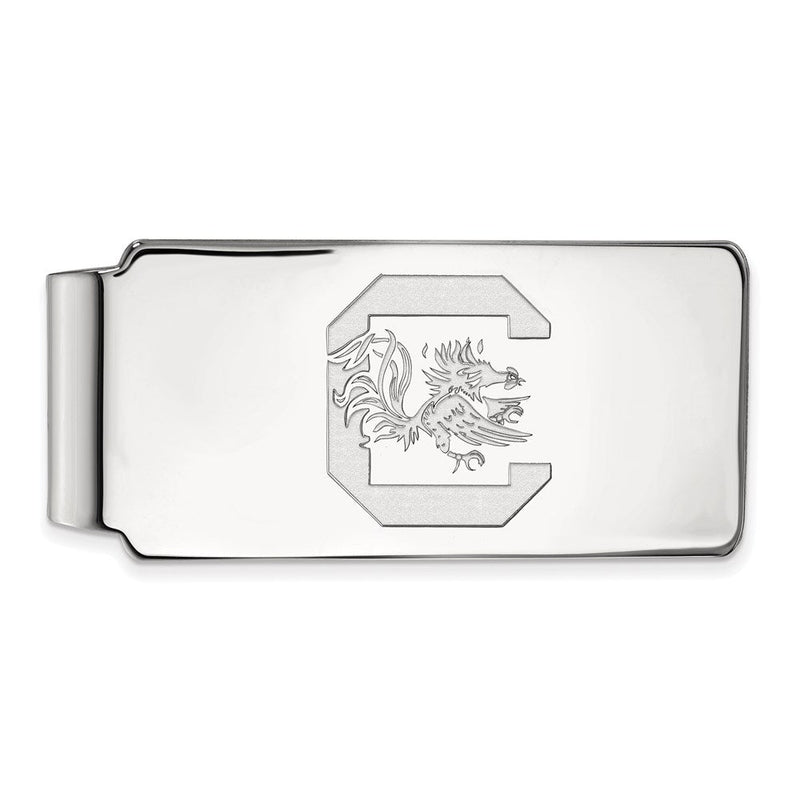 14K Weißgold Logoart University Of South Carolina Geldklammer