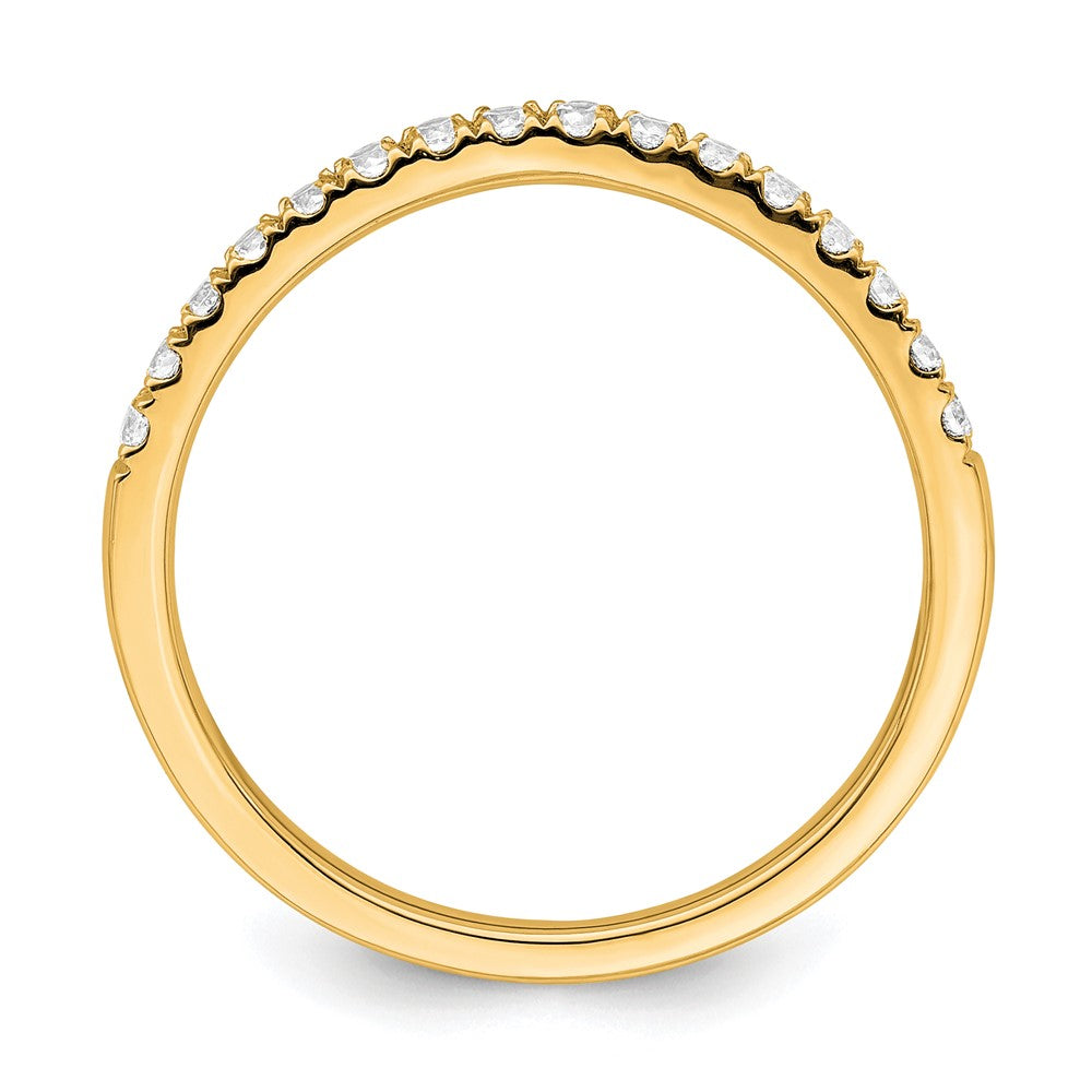 True Origin 14K Gelbgold 0,5K Labor gezüchtete Diamant VS+ F+ Set aus zwei kompletten Eheringen