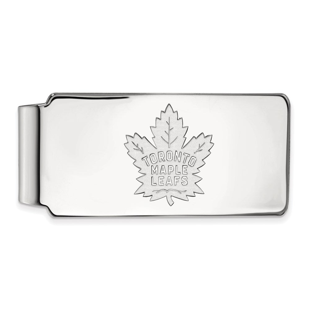 14K Weißgold Nhl Logoart Toronto Maple Leafs Geldklammer