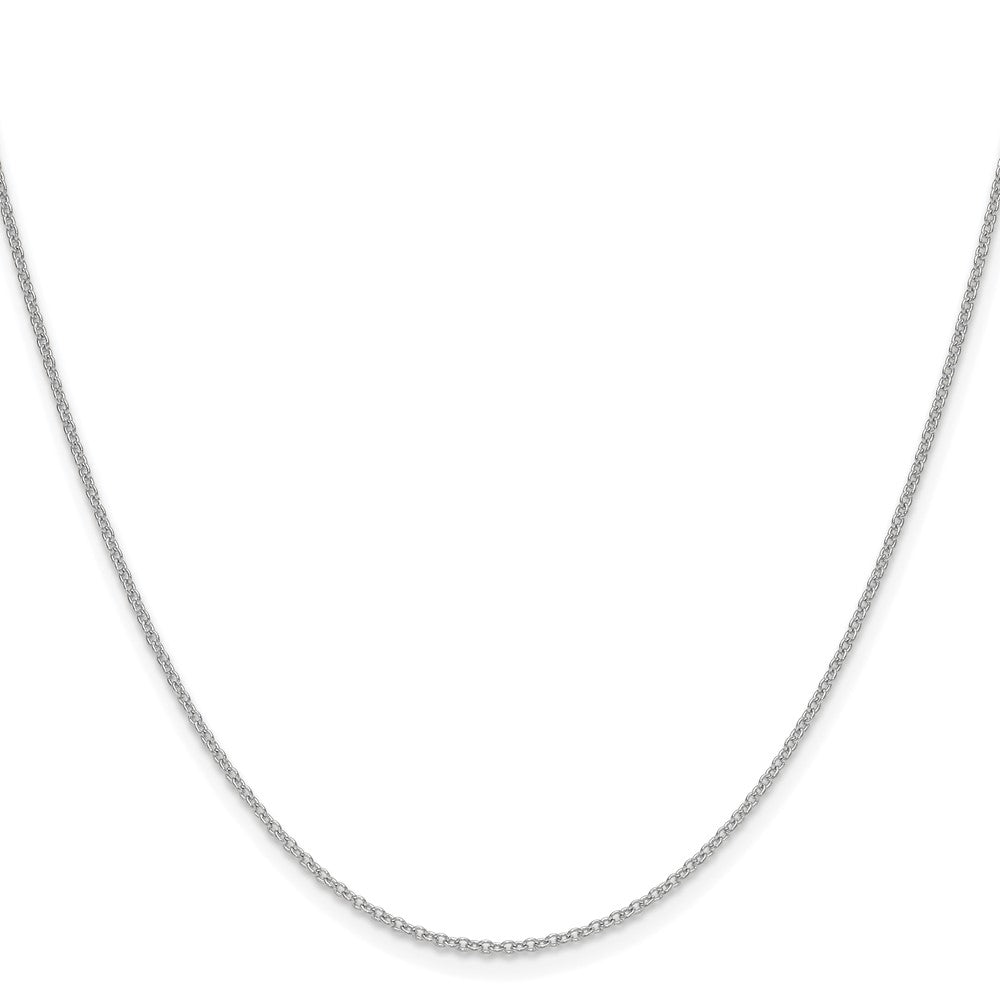 14K Weißgold 1.5mm Ankerkette Halskette