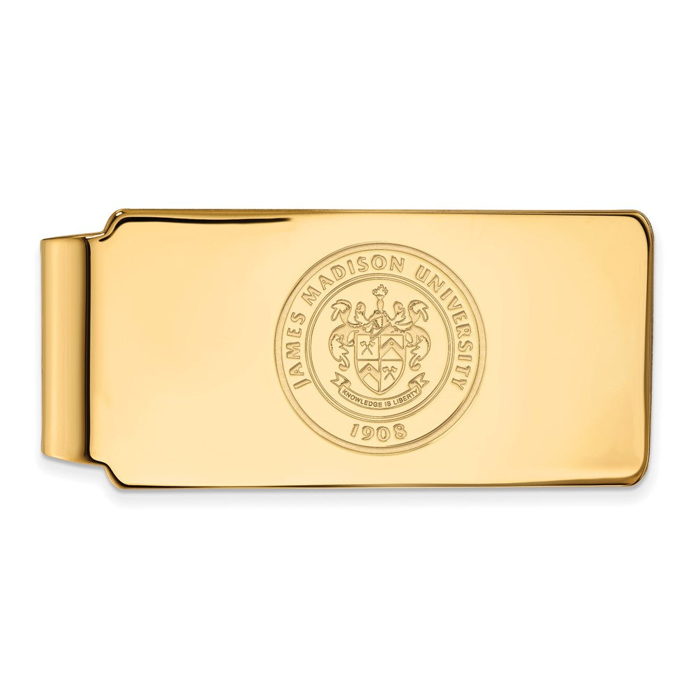 14K Gelbgold Gold Logoart James Madison University Wappen Geldklammer