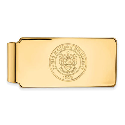 14K Gelbgold Gold Logoart James Madison University Wappen Geldklammer