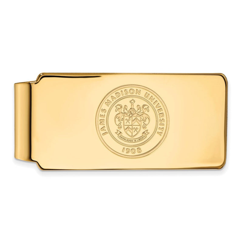 14K Gelbgold Gold Logoart James Madison University Wappen Geldklammer