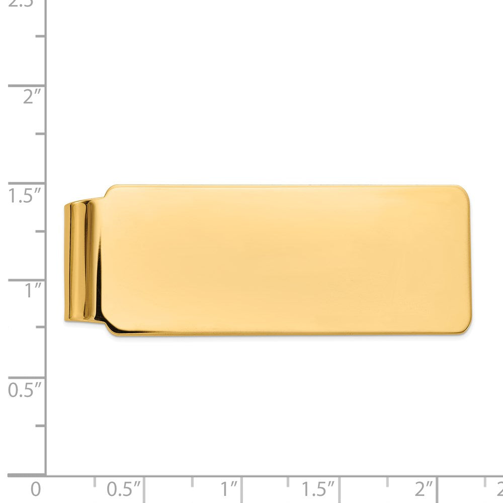 14K Gelbgold Herren Poliert Geldklammer