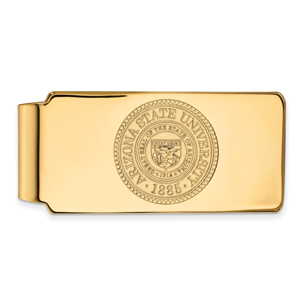 14K Gelbgold Gold Logoart Arizona State University Wappen Geldklammer