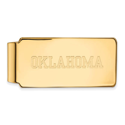 10K Gelbgold Gold Logoart University Of Oklahoma Geldklammer