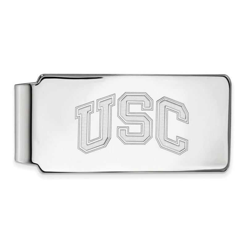 14K Weißgold University Of Southern California U-s-c Geldklammer