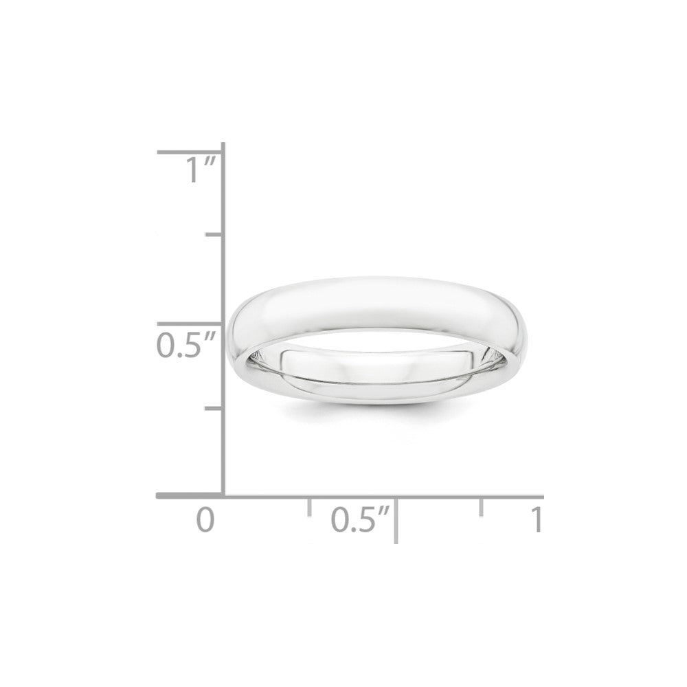 Platin 4mm Leicht Komfort-fit Ehering Ring