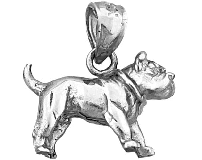 14K Gold 3D-Bulldogge-Charm