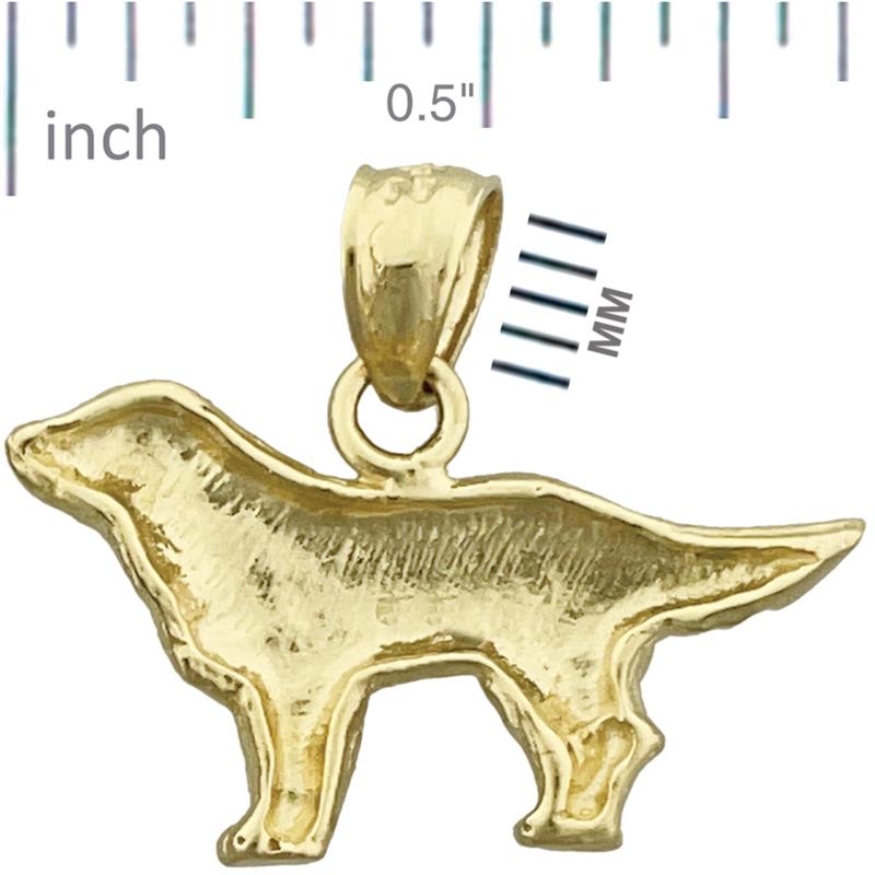 14K Gold Anhänger „Freundlicher Hund“