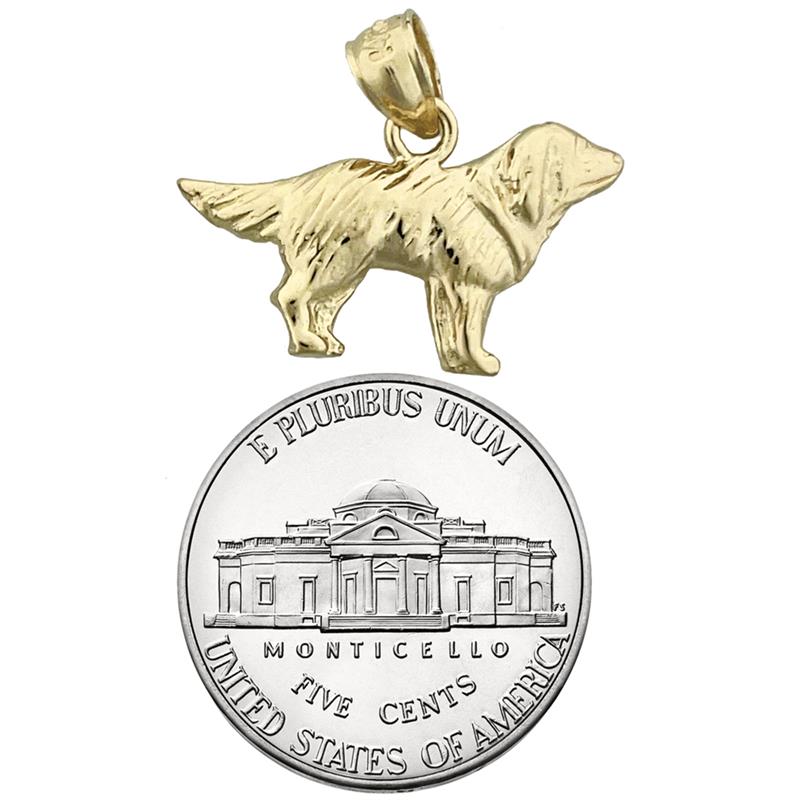 14K Gold Anhänger „Freundlicher Hund“