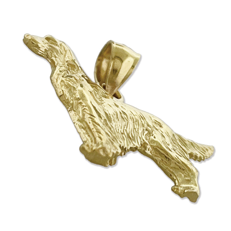 14K Gold Anhänger „Irish Setter Hund“