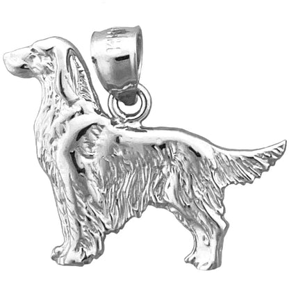 14K Gold Anhänger „Irish Setter Hund“