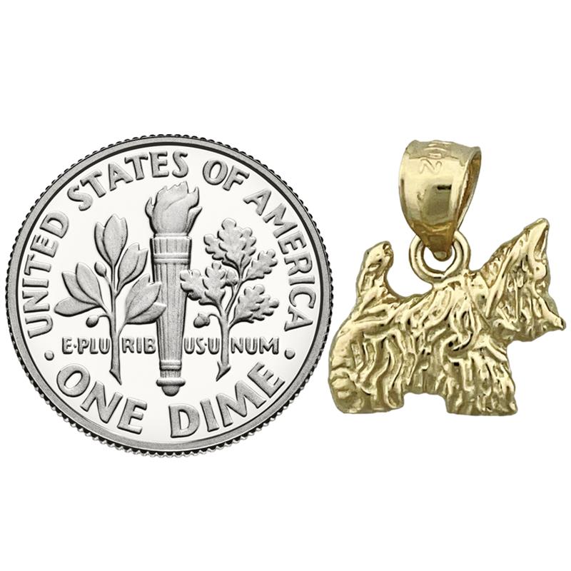 585 Gold Aberdeen-Terrier-Charm