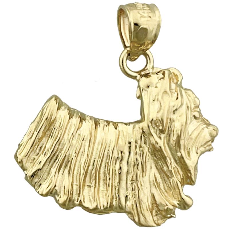 14K Gold Yorkshire-Terrier-Anhänger