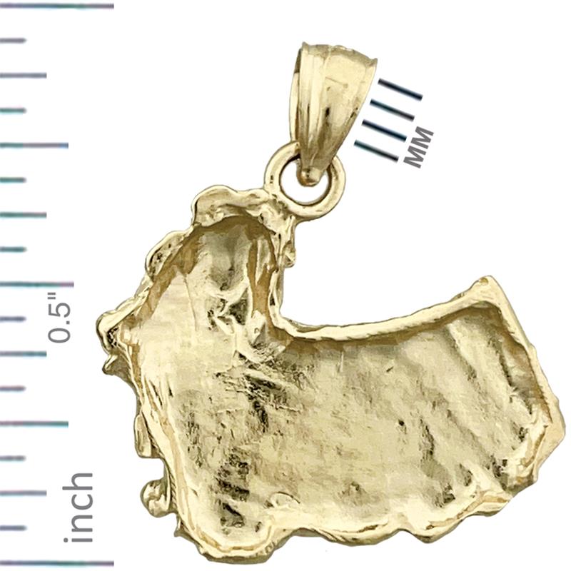 14K Gold Yorkshire-Terrier-Anhänger