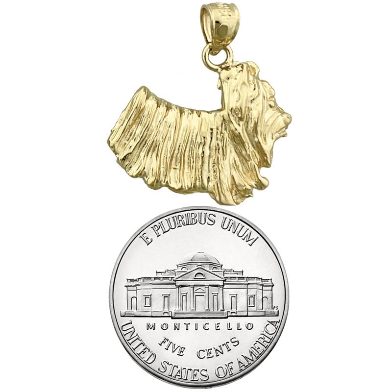 14K Gold Yorkshire-Terrier-Anhänger