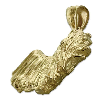 14K Gold Yorkshire-Terrier-Anhänger