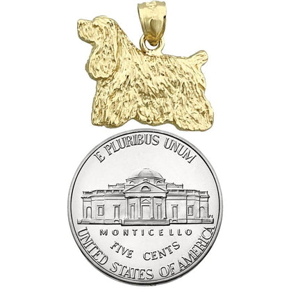 14K Gold American-Cocker-Spaniel-Charm