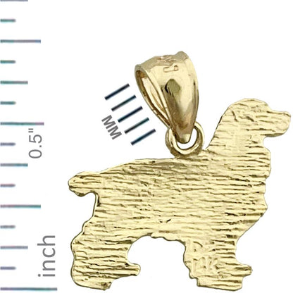 585 Gold Spaniel-Charm