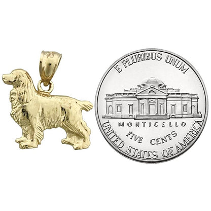 585 Gold Spaniel-Charm