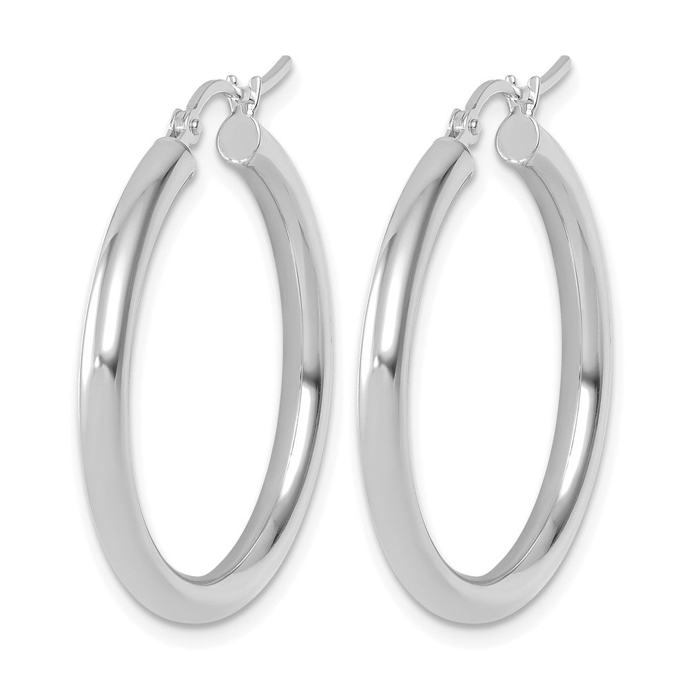 14K Weißgold Ohrstecker mit 0,20 ct. Diamanten (I2, K-L) und Push-on-Verschluss