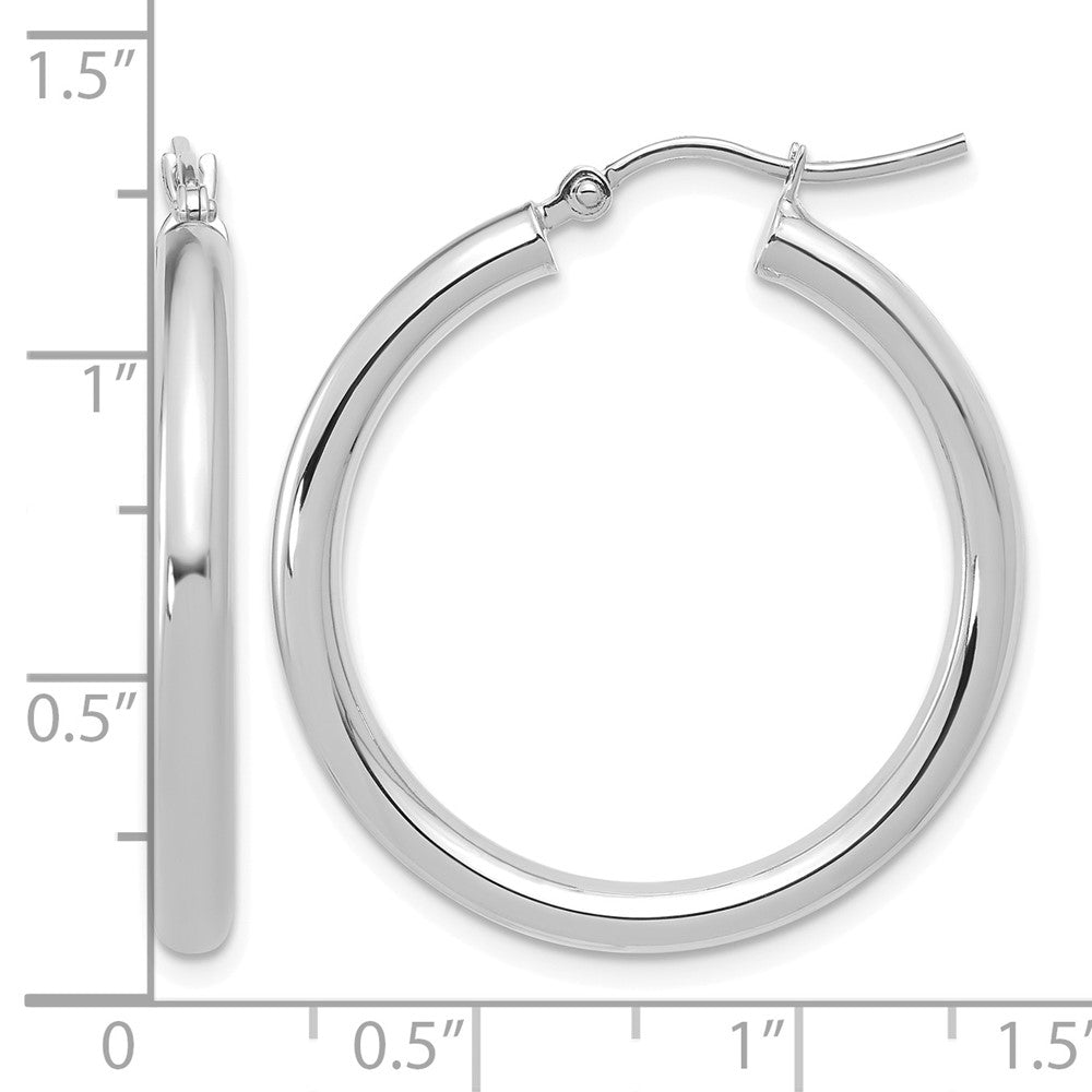 14K Weißgold Ohrstecker mit 0,20 ct. Diamanten (I2, K-L) und Push-on-Verschluss