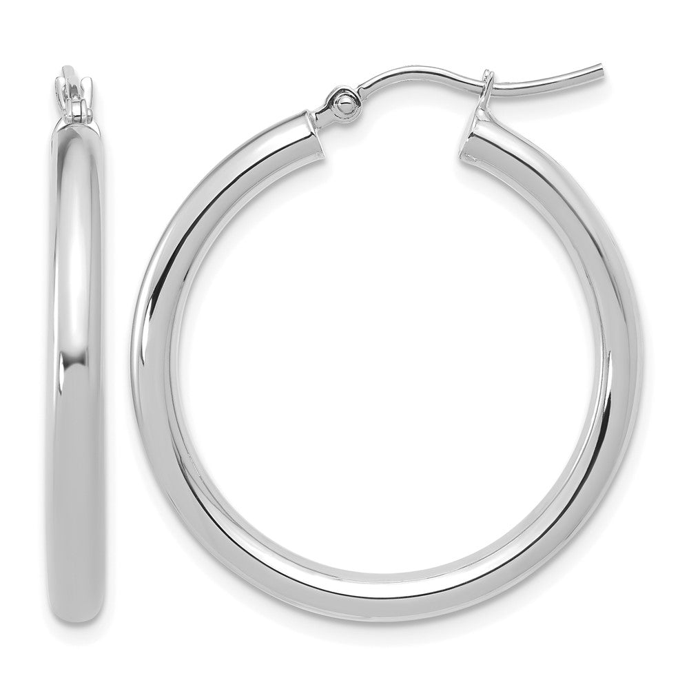 14K Weißgold Ohrstecker mit 0,20 ct. Diamanten (I2, K-L) und Push-on-Verschluss