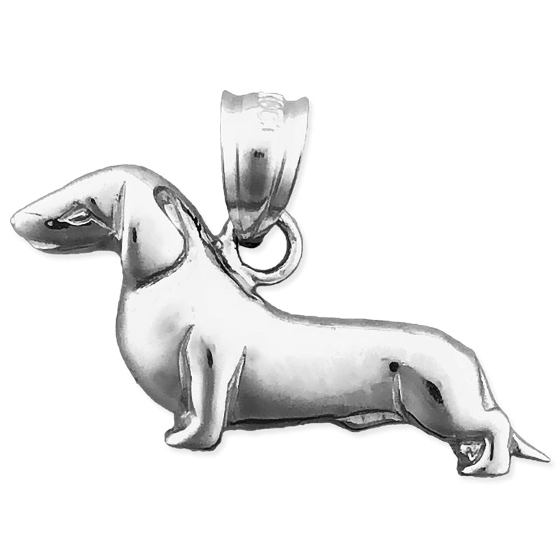 585 Gold Dackel-Hund-Charm
