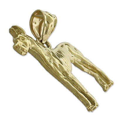 14K Gold Deutsche-Dogge-Anhänger