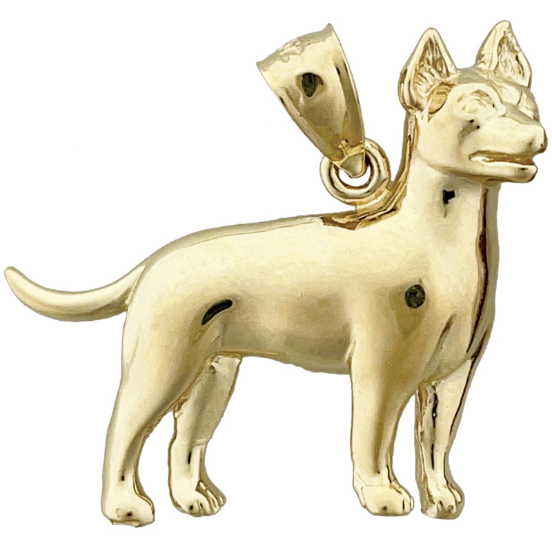 Chihuahua-Anhänger aus 14K Gold