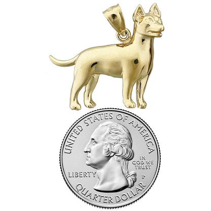 Chihuahua-Anhänger aus 14K Gold