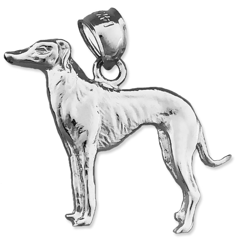 585 Gold Windhund-Anhänger