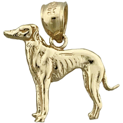 14K Gold Greyhound-Charm