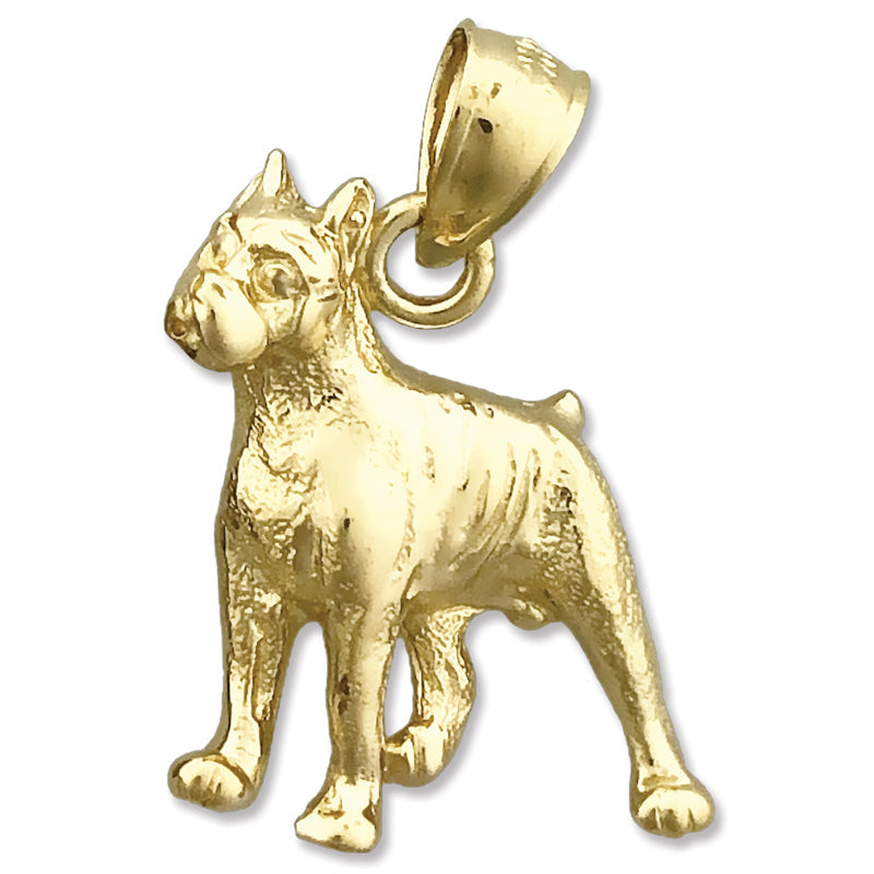 14K Gold Bullterrier-Charm