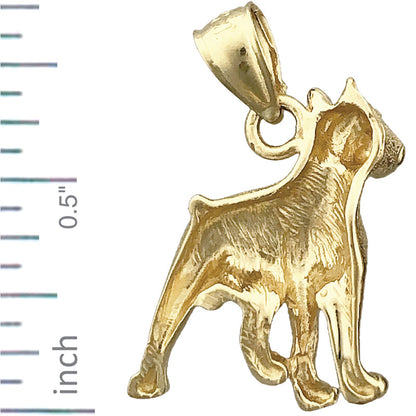 14K Gold Bullterrier-Charm