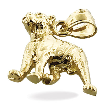 14K Gold Bullterrier-Charm