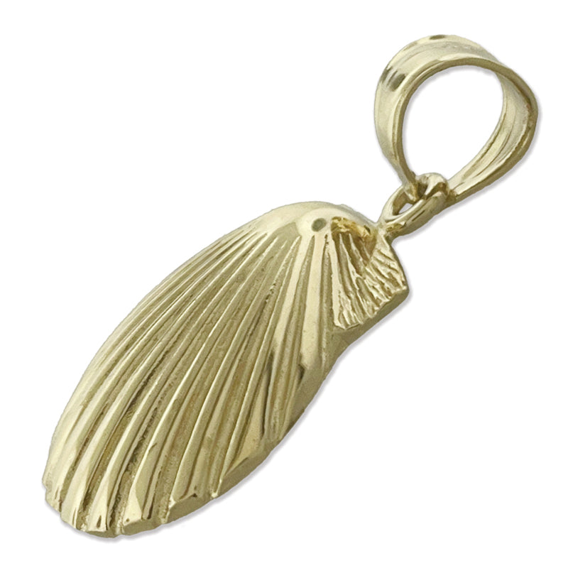 585 Gold 20-mm-Muschelanhänger (Jakobsmuschel)